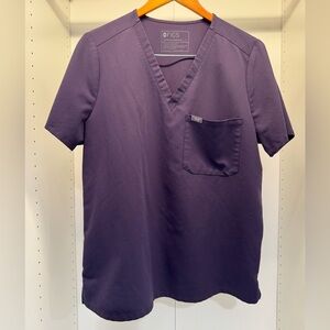 Figs Purple Shadow Catarina One-Pocket Scrub Top